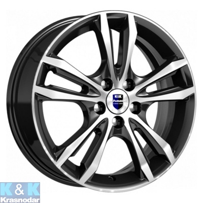Колесный диск K&K Samara (КС866) 6x16/5x114.3 ET45 D67.1 алмаз черный