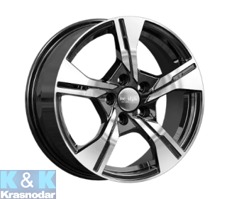 Колесный диск K&K КС1053 (ZV16_Taos) 6.5x16/5x112 ET43 D57.1 алмаз черный