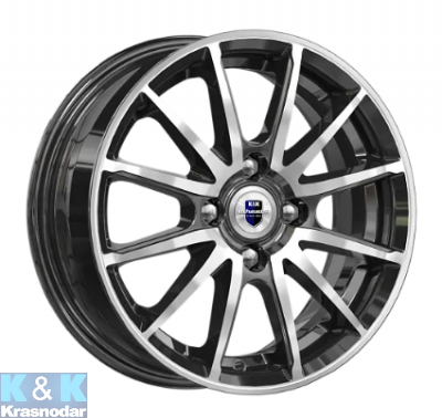 Колесный диск K&K Квант (КС960) 5.5x14/4x100 ET40 D54.1 алмаз черный