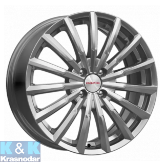 Колесный диск K&K Акцент-оригинал (КС562) 7x17/4x100 ET43 D60.1 дарк платинум